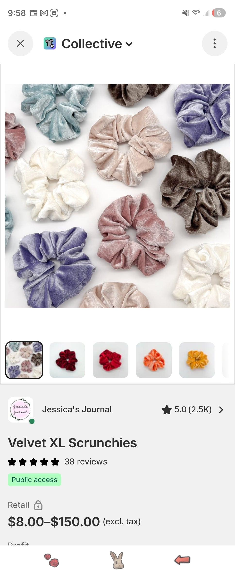 Velvet Scrunchies