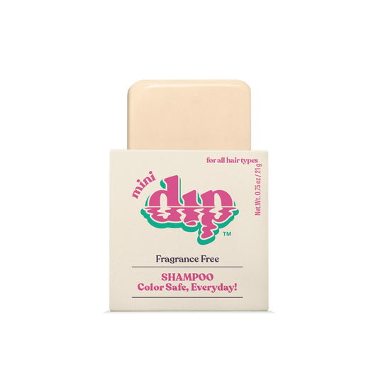 Mini Dip Color Safe Shampoo Bar for Every Day - Fragrance Free