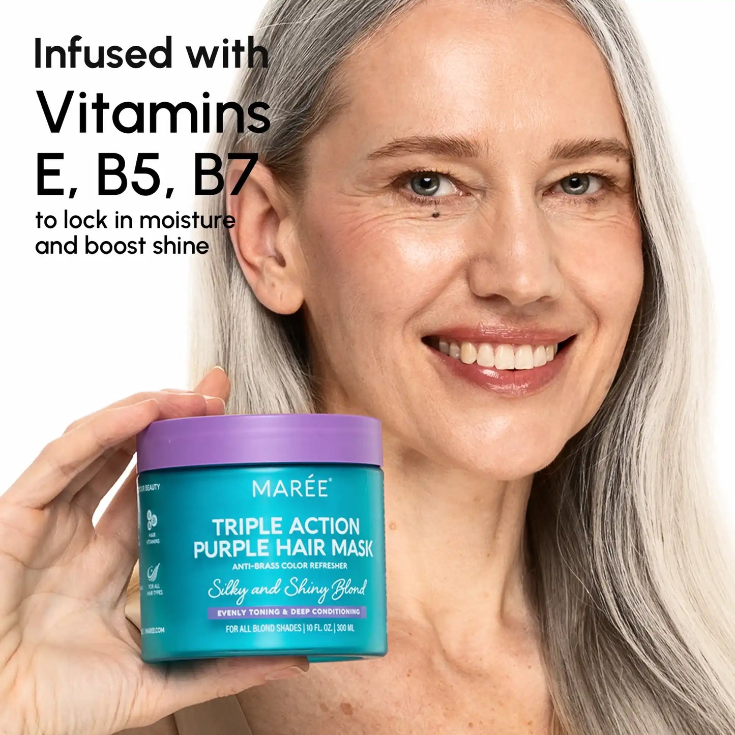 Purple Mask for Blonde Hair