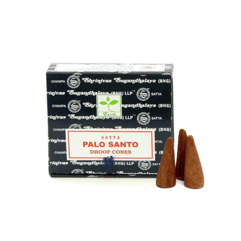 Satya Palo Santo Incense (Dhoop) Cones - 24 Cones Pack